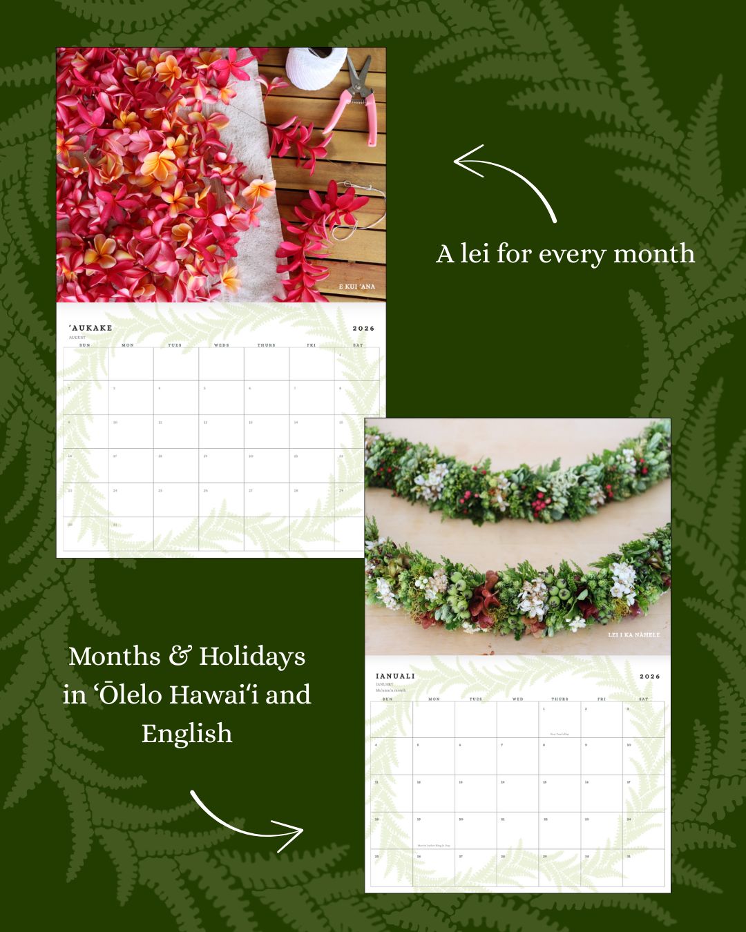 2026 Calendar: Of Lei & Love- PREORDER