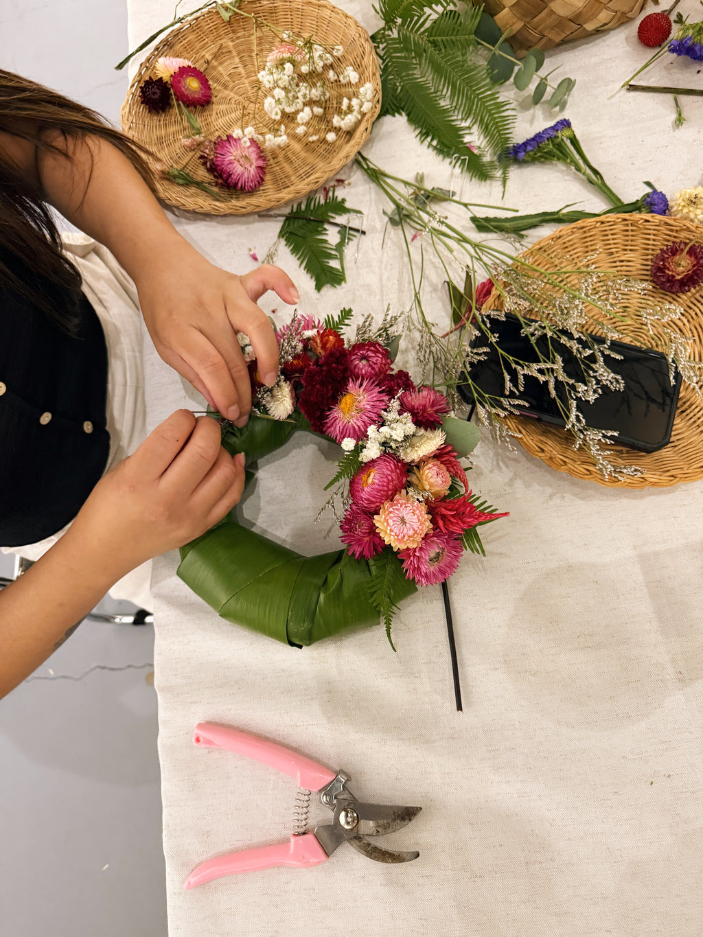 Floral Wreath Workshop at Kākou Collective - July 19th