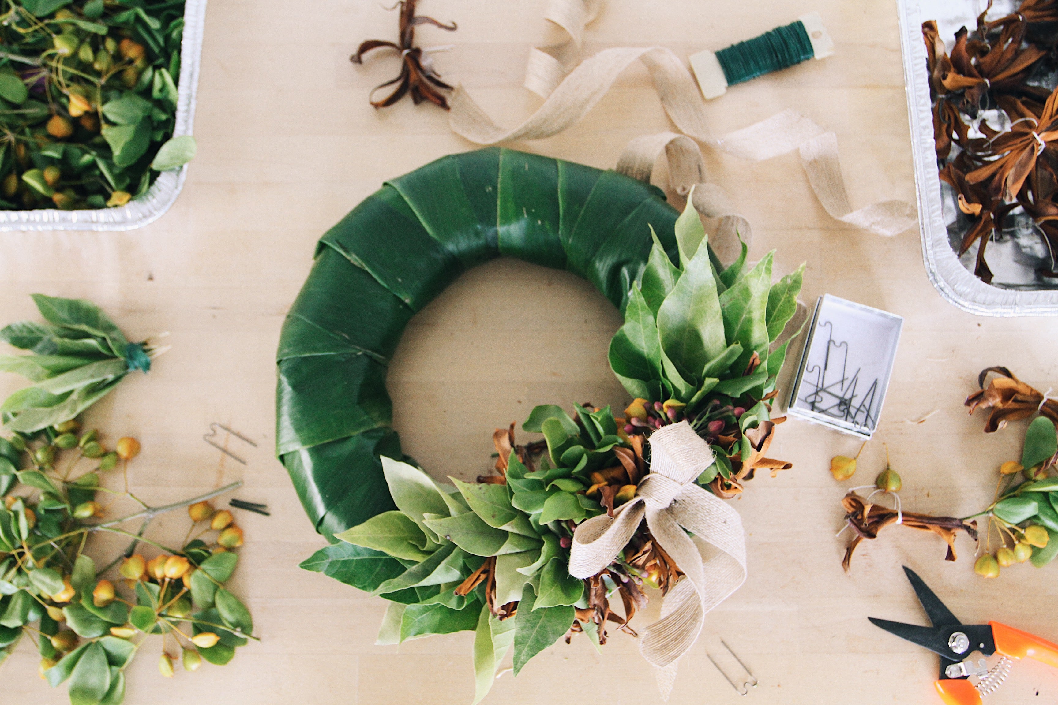 Wreath Making Workshop at Fighting Eel Pua Lounge - Nov. 2nd