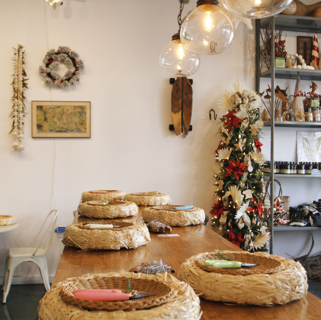 Wreath Making Workshop at Pōʻai - Dec. 14th