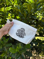 Lehua Blockprint Pouch