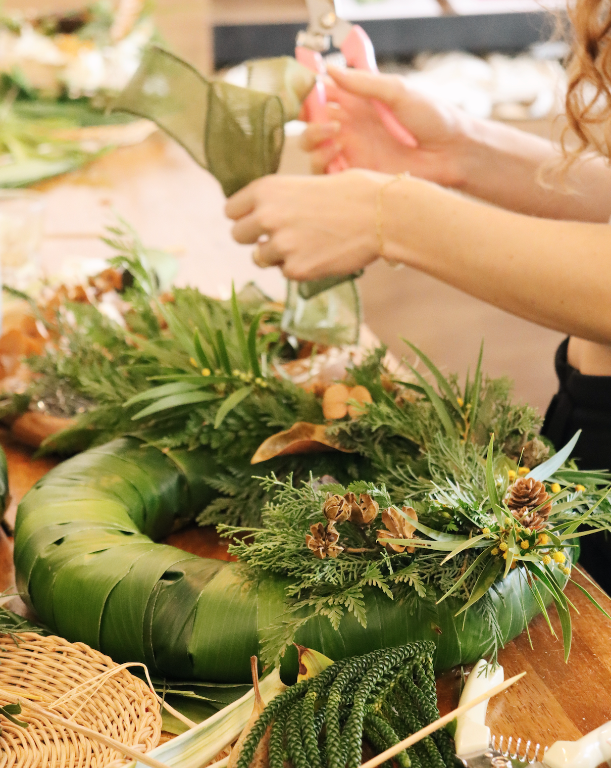 Wreath Making Workshop at Pōʻai - Dec. 14th