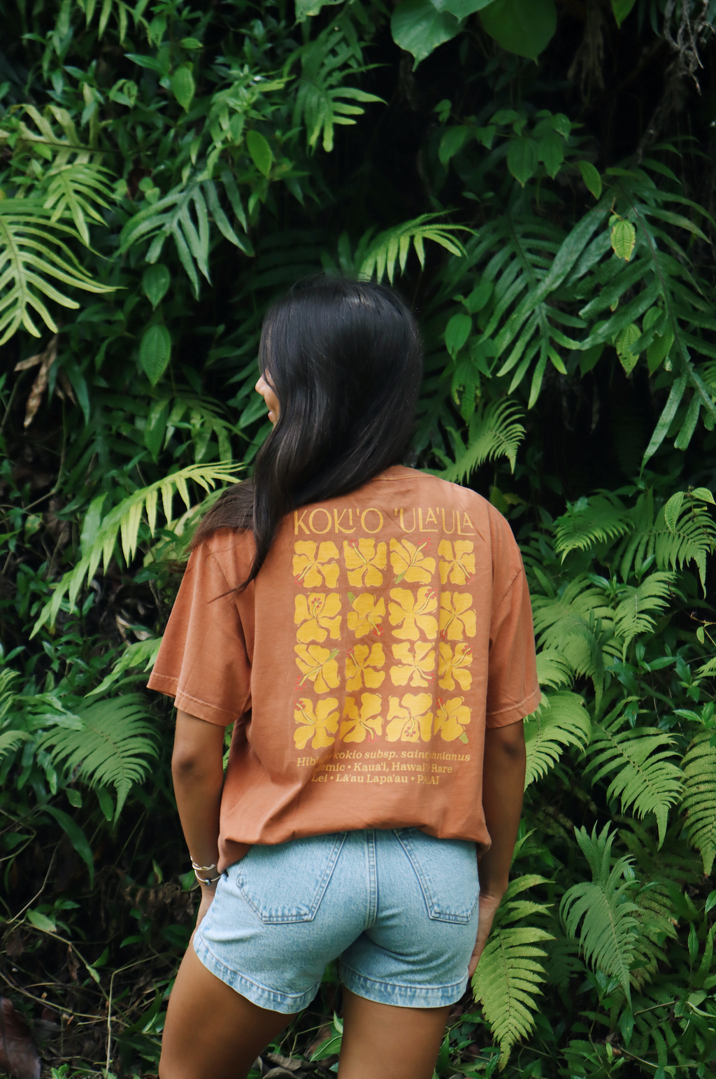 Kokiʻo ʻUlaʻula Tee -  Pua ʻAlani