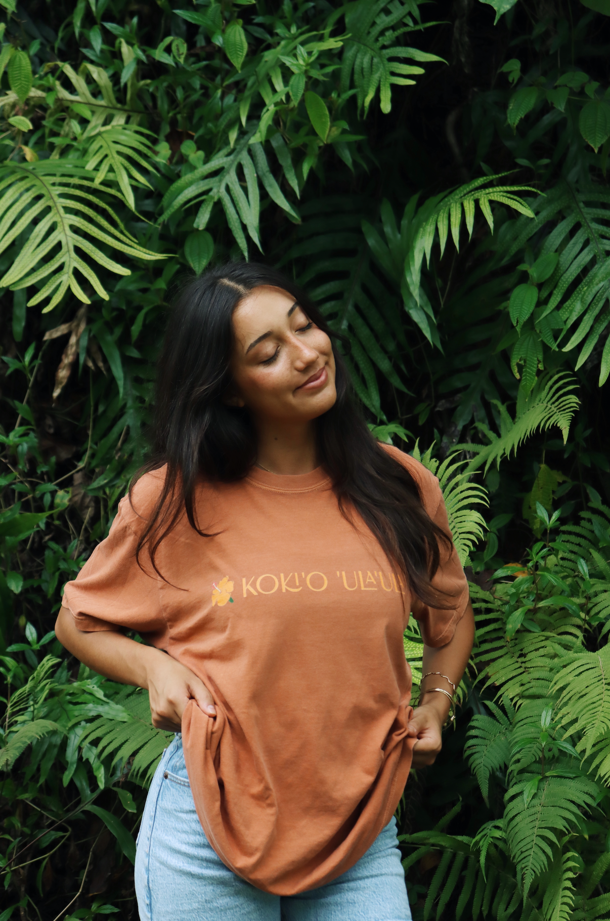 Kokiʻo ʻUlaʻula Tee -  Pua ʻAlani